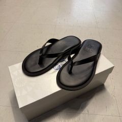 ZEUS ゼウス 厚底 シャークソール トング サンダル ブラック 39 - メルカリ