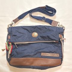 美品◎Papas+ パパスプラス ショルダーバッグ ワッペン 斜め掛け 希少