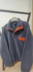 メンズ M patagonia パタゴニア Synchilla（シンチラ） スモール ダブル ブルーのサムネイル