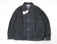 ☆試着のみ STILL BY HAND ◆26SS ヘンプ混 デニム ブルゾン 黒 サイズ48 (定価2.9万円/下げ札付) Gジャン スティルバイハンド ◆ES13のサムネイル