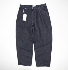 STILL BY HAND ◇26SS ヘンプ混 デニム パンツ 黒 サイズ48 (DN02261 