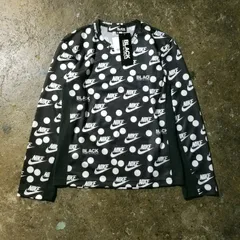 BLACK COMME des GARCONS 19aw × NIKE エステルカットソー 総柄 S ブラックコムデギャルソン ナイキ 2019aw AD2019のサムネイル