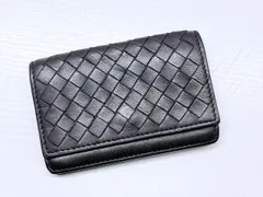 Bottega Veneta　ボッテガヴェネタ　イントレチャート　名刺入れ　カードホルダー　ダークブラウン　レザーのサムネイル