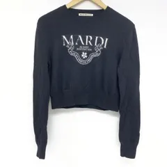 Mardi Mercredi マルディメクルディ ニット ワンサイズ ブラック レディース※中古のサムネイル
