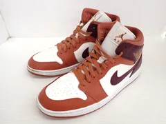 ★8293☆NIKE ナイキ WMNS AIR JORDAN 1 MID エア ジョーダン 1 ミッド BQ6472-200 スニーカー 28.5 ウィメンズモデルのサムネイル