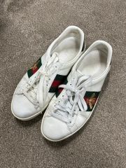 GUCCI スネーク刺繍 スニーカー - メルカリ