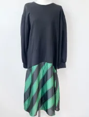 ZARA ザラ タグ新品 レディース ロング丈ワンピース F ジーンズ センス