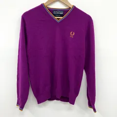 【イオン広店】 中古 COMME des GARCONS SHIRT | コムデギャルソンシャツ ニット FRED PERRY 別注 W15303 パープル サイズ：S 【108】のサムネイル