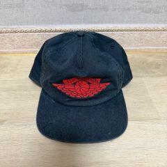 激レア エアジョーダン ブラック キャップ ウイングマーク - メルカリ