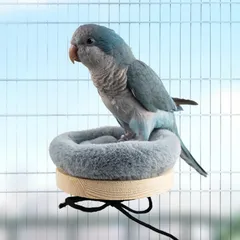 Ifukens 鳥の巣巣箱皿巣 バードテントインコ おもちゃ鳥かご インコ 止まり木 スタンドインコ ヒーター 保温ふわふわクッション付きロープ固定小鳥のハウスインキュベーターオカメインコ 文鳥 セキセイインコ 鳥 おもちゃバードトイ鳥用品インコ ケージのアクのサムネイル