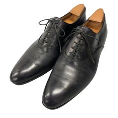 美品！ステファノブランキーニ プレーントゥ メダリオン ネイビー 