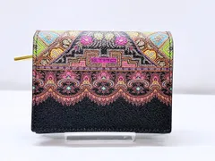 未使用保管　ETRO　エトロ　PVC　マルチカラー　コンパクトウォレット　二つ折り財布のサムネイル