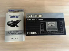 SEIKO ST-1100 クロマチックチューナー STM-20 ピックアップマイク セット 未使用保管品 A331のサムネイル