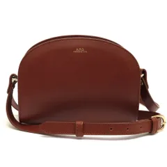 アーペーセー／A.P.C. バッグ ショルダーバッグ 鞄 レディース 女性 女性用レザー 革 本革 ブラウン 茶  SAC DEMI-LUNE MINI サック デミ リュンヌ ミニ ハーフムーンバッグのサムネイル