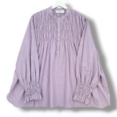 DES PRES デプレ リネンファブリックコンビロングジレ Vネック ノー
