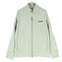 ONITSUKA TIGER オニツカタイガー 日本製 ワンポイントロゴ 長袖 トラックジャケット L グレー ジャージ ラメ レディース 古着のサムネイル