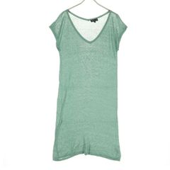✓超美品 agnes b. アニエスベー 薄手 花柄 タイト 袖なし チュニック