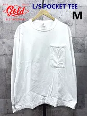 GOLD ビッグポケット 長袖 Tシャツ M ゴールド ロンT 東洋エンタープライズ L/S TEE GL67827のサムネイル