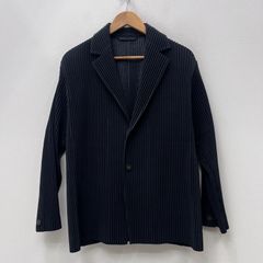 HOMME PLISSÉオムプリッセ 黒ライダースジャケット サイズ1 - メルカリ