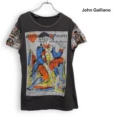 JOHN GALLIANO ジョンガリアーノ ニュースペーパー柄 Tシャツ アーカイブのサムネイル