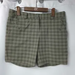 レディース30 NIKE ゴルフ CHECK カーキ ハーフパンツのサムネイル