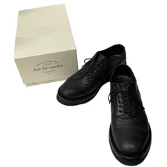 foot the coacher MENDELL VIBRAM SOLE 6ホールレースアップウイングチップシューズ 短靴 ブーツ メダリオン 定価68,200円のサムネイル