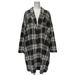 tricot COMME des GARCONS ウールチェックロングコート Archive 80s 初期 本人期 ジャケット コムデギャルソン レディースのサムネイル