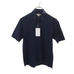 未使用 UNITED ARROWS ユナイテッドアローズ 半袖 ファンクション ジャージー ボタンダウン ポロシャツ S ネイビー メンズ 古着のサムネイル