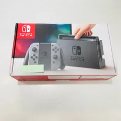 Nintendo Switch 本体 初期型V1 グレー ストラップ欠品 液晶綺麗 動作良好 内箱トレイあり HAC-S-KAAAA XAJ10024696691のサムネイル