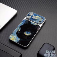 可愛い foxy illustrations iPhoneケース ブラックとシルバー CASETiFY
