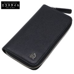 ほぼ新品】dunhill バーリントン 6cc ジップ コンパクト ウォレット