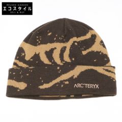 ARC'TERYX ニット帽 ブラウン・カモフラージュビーニー 着画
