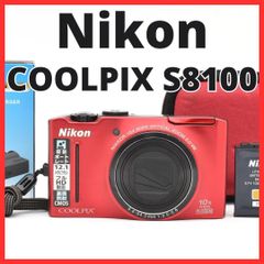 Nikon COOLPIX S8100 レッド 希少カラー おまけ付 - メルカリ