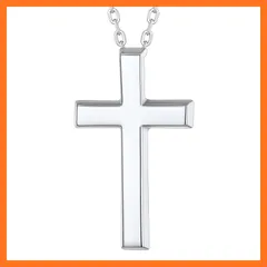 【新品】 [Ｓｕｐｌｉｇｈｔ] 十字架 ネックレス レディース クロス ペンダント シルバー925 シンプル アクセサリー 1のサムネイル