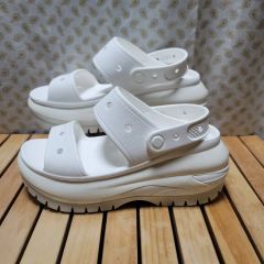 美品】クロックス CROCS サンダル サイプラス 赤 W8 24㎝ ヒール