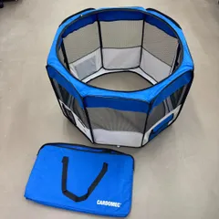 CARDOMEC 折りたたみ式ペットサークル ブルーのサムネイル