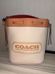 COACH フィールドバケットバッグ C6843 カラーブロック レザー - メルカリ
