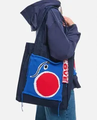 CHARLES JEFFREY LOVERBOY 新品未使用チャールズ ジェフリーラバーボーイ  デニムトートバッグ ニットパッチのサムネイル