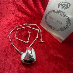 GEORG JENSEN ジョージジェンセン 126Bハート ロングネックレス - メルカリ
