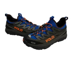 ラルフローレン RalphLauren ADVENTURE 300-LT-SK-LTL アドベンチャー 黒×青 メンズ靴 スニーカー ブラック 26cm 101sh-2709のサムネイル