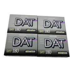 맥셀 DM180D DAT 카세트 디지털 오디오 테이프 4종 세트 미사용 Y11371224