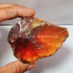 アンバー 原石 天然石 結晶標本 40-50g 置物 オブジェ 不揃い 風水 保護石 厄除け インテリア 玄関 リビング 高級感 開運 運気向上 成長祈願のサムネイル