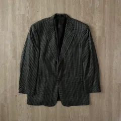 DAKS ハウンドトゥース ブレーザー ジャケット XL/105のサムネイル