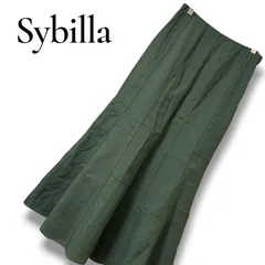 Sybilla シビラ グリーン オリーブ レディース スカート ロングスカート フレアスカート 大人カジュアル フェミニン 上品 デザイナーズブランド【Mサイズ】0000048TNKのサムネイル