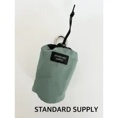 STANDARD SUPPLY　スタンダードサプライ　限定色　ドローストリングチャームポーチ　2025年製　日本製　ミントグリーン　送料込み　6467901のサムネイル