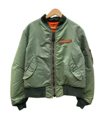 リアルマッコイズ THE REAL McCOY'S Type MA-1 E-Type FLIGHT JACKET USAF 縦ステッチ　フライトジャケット ミリタリー 緑 ジャケット 無地 カーキ Lサイズ 104MT-3333のサムネイル