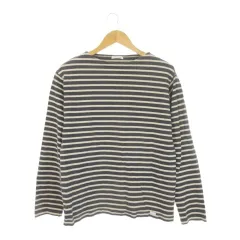 アーバンリサーチ ドアーズ URBAN RESEARCH DOORS FORK & SPOON Tシャツ 4 グレー ボーダー柄 ボートネック 長袖 /CK20 ■GY99のサムネイル