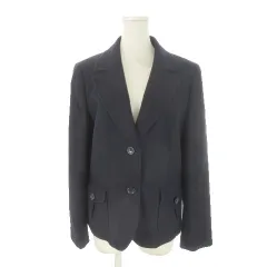 ランズエンド LANDS' END ジャケット 上着 15AR 紺 ネイビー 無地 長袖 2つボタン 総裏地 /MN29 ■GY99のサムネイル