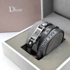 Christian Dior Watch D104-100 Quartz Ladies Square Black dial Y2K 00S ディオール 時計 クオーツ レディース スクエア 黒文字盤 ヴィンテージ 稼働品のサムネイル
