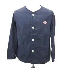 ダントン DANTON ノーカラージャケット 上着 ミドル丈 38 紺 ネイビー 19S-SL002 /SM28 ■ECD005のサムネイル